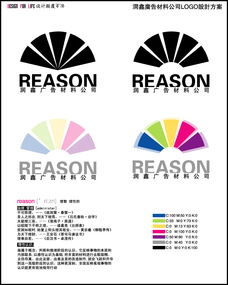 润鑫广告耗材公司 及产品 logo 名片设计